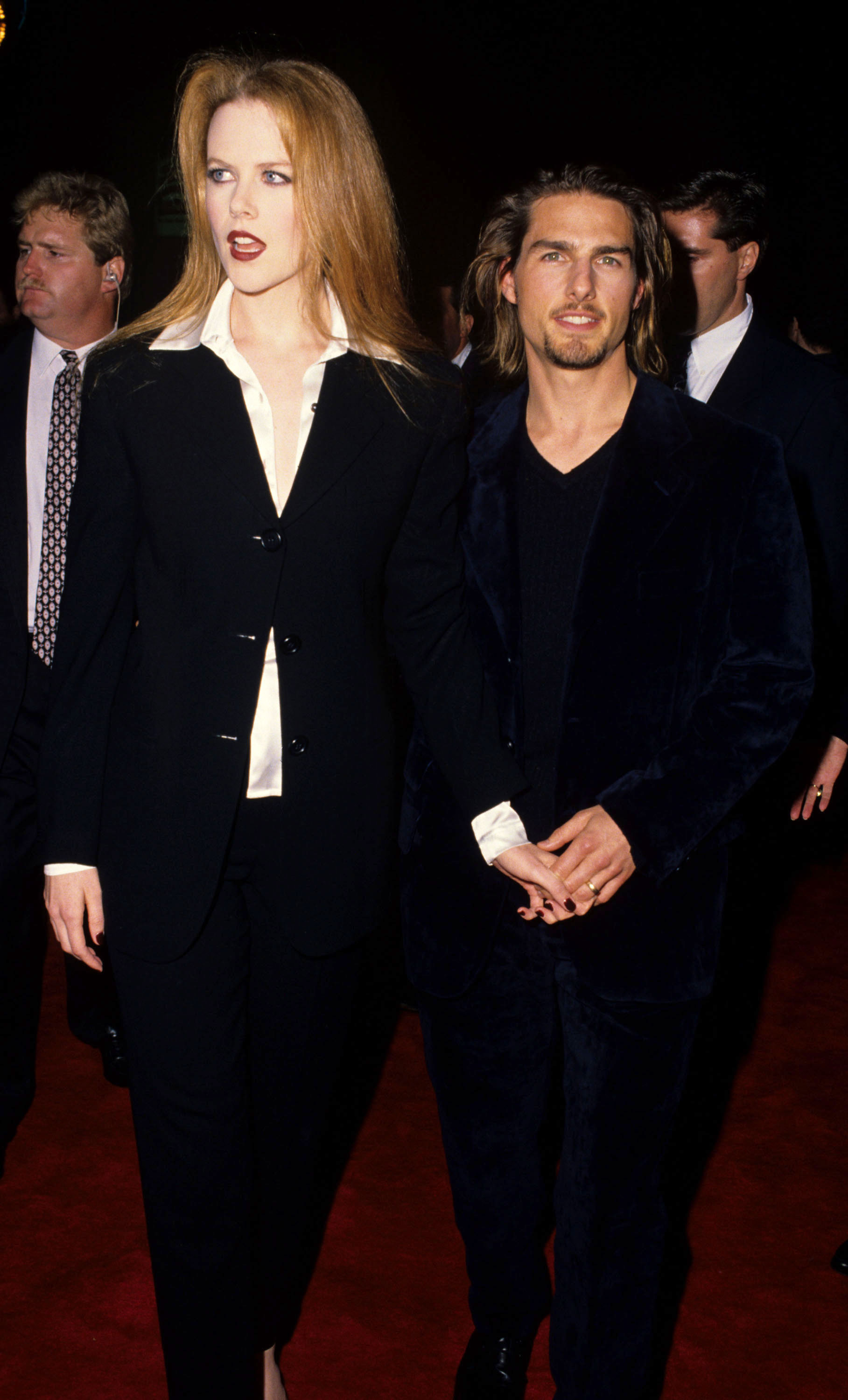 Nicole Kidman et Tom Cruise posant sur le tapis rouge 1994