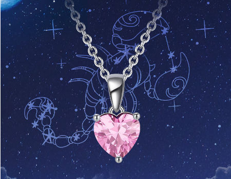 Fournisseur de collier de zircone cubique en forme de coeur en forme de coeur en argent sterling 925 minimaliste